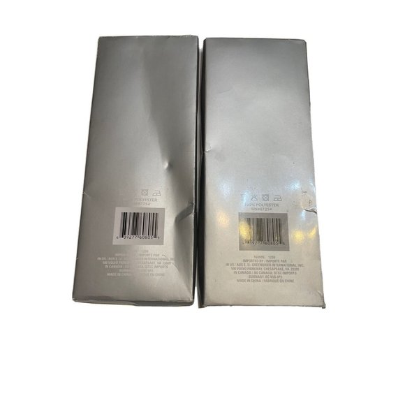 Tie Italian Designer Style Necktie Black Red  White Design Polyester Set Of  Two - Picture 5 of 5